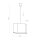 Lampe à suspendre Enfants Métal Tissu E27 Blanc Bleu