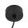 Lampe à suspendre Moderne Noir Marron E27 Abat-jour en tissu