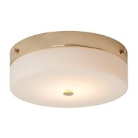 Plafonnier de salle de bain JANJA en or IP44 Ø30cm...