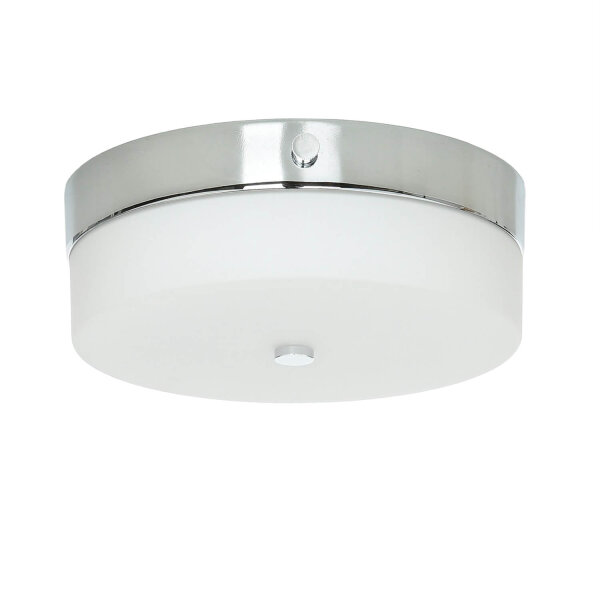 Plafonnier LED JANJA en chrome IP44 Ø25cm Lampe