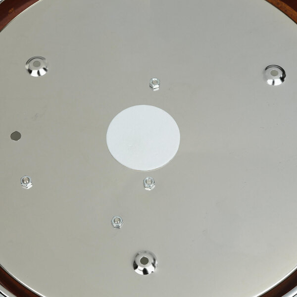 Plafonnier LED JANJA en chrome IP44 Ø25cm Lampe