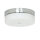 Plafonnier LED JANJA en chrome IP44 Ø25cm Lampe