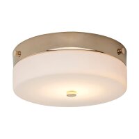 Plafonnier LED pour salle de bain en or IP44 Ø24cm...