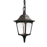 Lampe à suspendre extérieure IP44 noir E27...