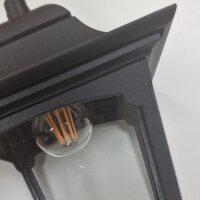 Lampe à suspendre extérieure IP44 noir E27...