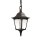Lampe à suspendre extérieure IP44 noir E27 verre aluminium