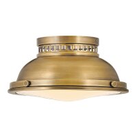 Lampe de plafond laiton antique 2x E27 Ø 32 cm...