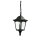 Lampe dextérieur Noir IP44 E27 Verre Aluminium Rustique