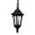 Lampe dextérieur Noir IP44 E27 Verre Aluminium Rustique