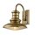 Lampe dextérieur mur IP44 en laiton antique E27 verre aluminium