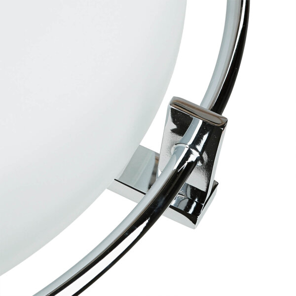 Plafonnier LED salle de bain verre satiné faible éblouissement IP44