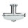 Plafonnier LED salle de bain verre satiné faible éblouissement IP44