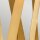 Lampe de table laiton brossé blanc E27 87 cm de haut métal tissu