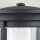 Lampe dextérieur murale IP44 E27 noir métal verre de pluie MERYL