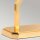 Lampe de table en or ivoire E27 68 cm tissu métal