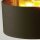 Lampe de table noir laiton E27 66 cm de haut métal tissu