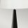 Lampe de table grande 79 cm de haut Noir Blanc Tissu Métal E27