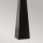 Lampe de table grande 79 cm de haut Noir Blanc Tissu Métal E27