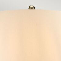 Grande lampe de table en bronze ivoire 71 cm Classique E27