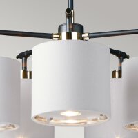 Lampe de plafond à 5 flammes E27 réglable...