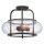 Plafonnier de salon FELI verre &Oslash;41cm Lampe