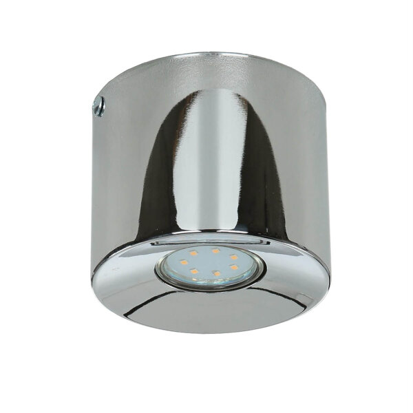 Spot de plafond en métal chromé GU10 lumière accentuée