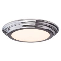 Salle de bain Plafonnier LED ANISA en chrome Ø36cm...