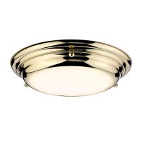 Plafonnier LED en laiton Ø25cm Lampe de salle de...