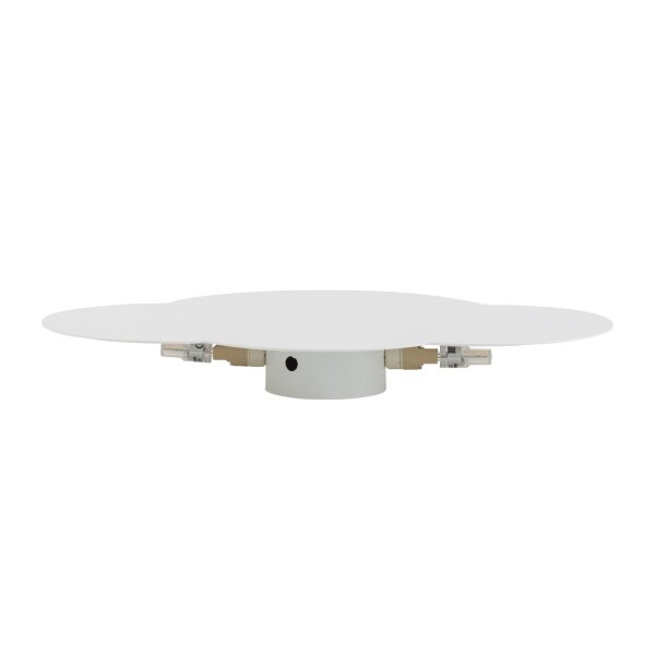 Lampe pour chambre denfant mur blanc 2x G9 métal nuage indirect
