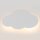 Lampe pour chambre denfant mur blanc 2x G9 métal nuage indirect