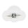 Lampe pour chambre denfant mur blanc 2x G9 métal nuage indirect