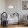 Lampe pour chambre denfant mur blanc 2x G9 métal nuage indirect