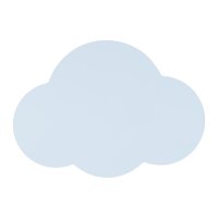 Applique murale chambre denfant nuage 2x G9 bleu clair...