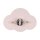 Lampe pour chambre denfant Mur Rose Nuage 2x G9 Métal WOLKI