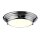 Plafonnier LED ANISA en chrome &Oslash;25cm Lampe de salle de bain