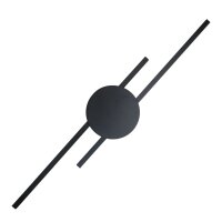 Applique indirecte LED Noir 3000 K M&eacute;tal 86 cm de...