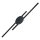 Applique indirecte LED Noir 3000 K Métal 86 cm de long
