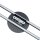 Applique indirecte LED Noir 3000 K Métal 86 cm de long
