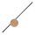 Applique indirecte LED Noir Naturel Métal Bois 3000 K