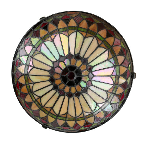 Plafonnier FARFALLA 10 Verre coloré Lampe Tiffany