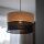 Lampe à suspendre réglable E27 Ø 38 cm Noir Naturel CANTU