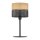 Lampe de table Noir Naturel E27 40 cm Moderne CANTU