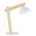 Lampe de bureau réglable 52 cm bois métal E27