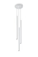 Suspension Blanc Métal 3 feux G9 PETERA Cuisine