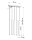 Suspension minimaliste Blanc 4x G9 Cuisine Table à manger