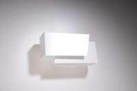Applique murale Blanc Métal L:20cm Moderne G9 ATILIA