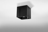 Plafonnier noir métal petit G9 Moderne FUFIA
