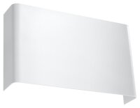 Applique blanche Métal anguleux Moderne plat SPURIA