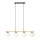 Lampe à suspendre allongée Abat-jour sphérique réglable 4x E14