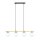 Lampe à suspendre allongée Abat-jour sphérique réglable 4x E14